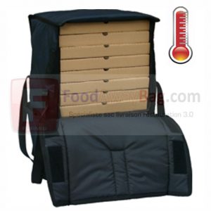 sac pizza grande contenance capacité 14 pizza disponible isotherme et chauffant